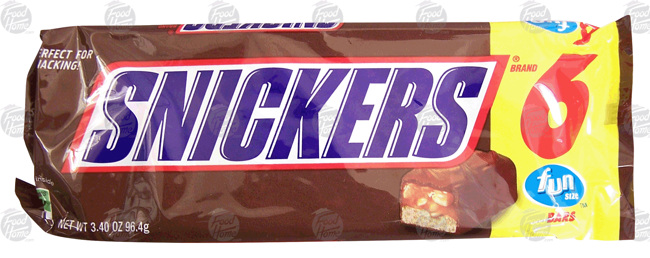 Snickers(r)  chocolate candy bar, snack size, 6-count Full-Size Picture